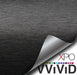 Brushed Aluminum Black Vvivid Vehicle Vinyl Film