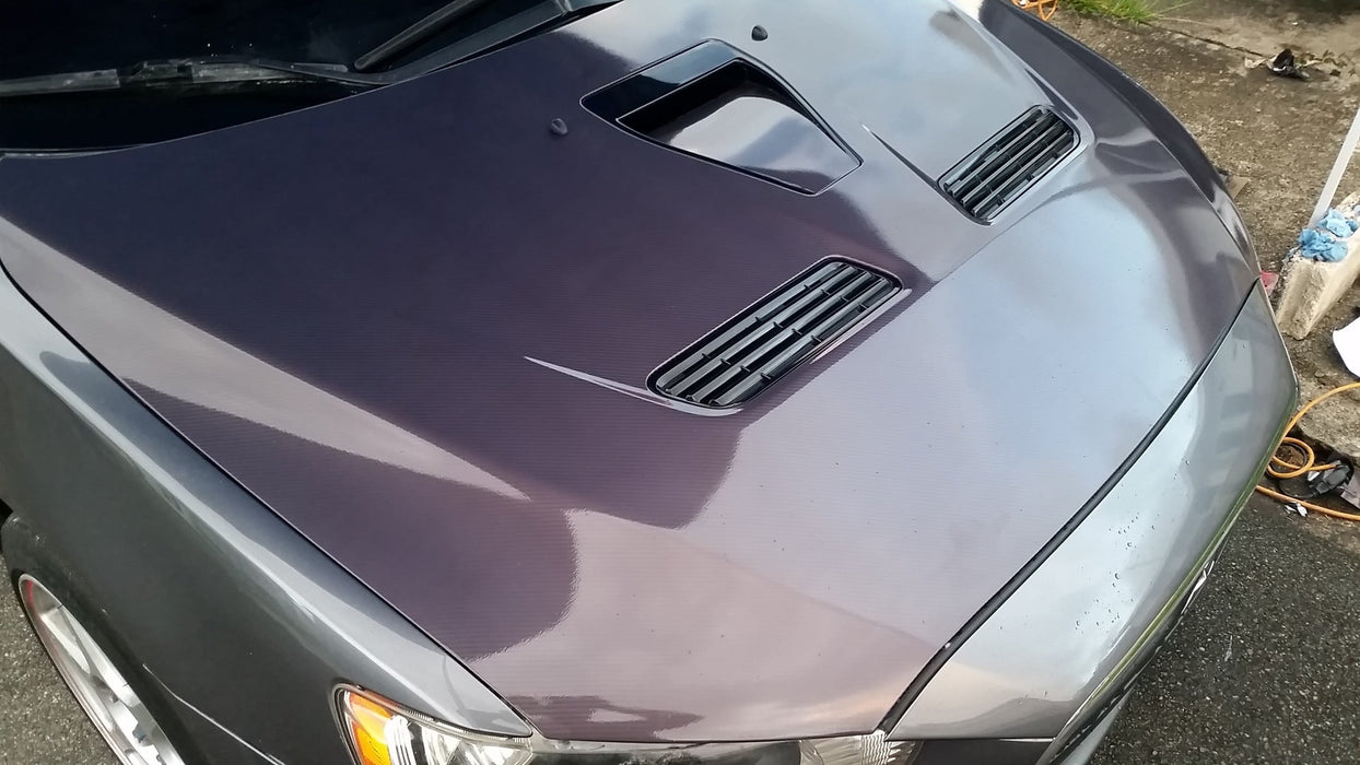 Gunmetal Gray Tech Art Carbon Fiber Car Wrap Vinyl Film