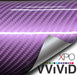Purple Tech Art Carbon Fiber Car Wrap Vinyl Film