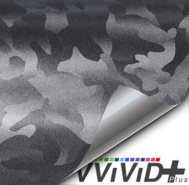 Rwraps™ White Camouflage Print Vinyl Wrap Film - Ghost Flecktarn