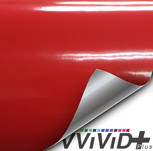 Premium Plus Gloss Rosso Corsa Red car wrap vinyl film