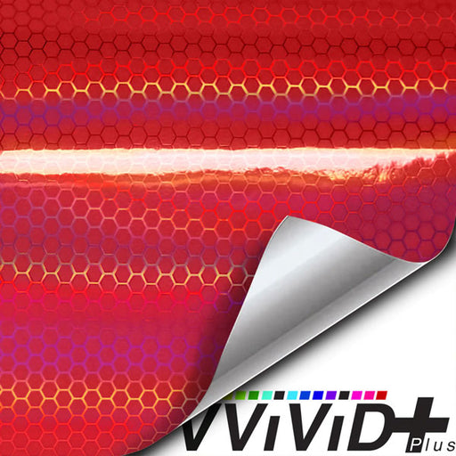 VViViD BIO HEX+ Micro Red Air-tint® Headlight Tint for sale by CWS carwrapsupplier.com