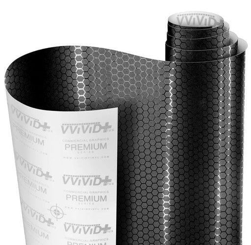 Vvivid+ Honeycomb Black Medium car wrap vinyl