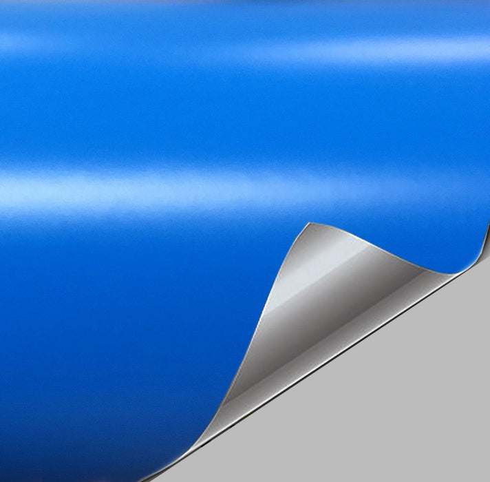 Premium Plus Matte Smurf Blue car wrap vinyl film
