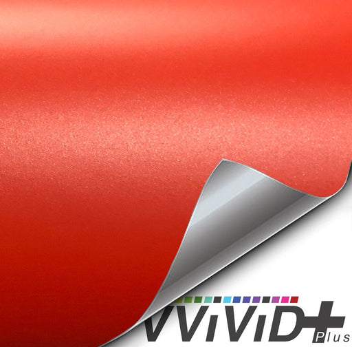 Premium Plus Matte Metallic Blood Orangecar wrap vinyl film