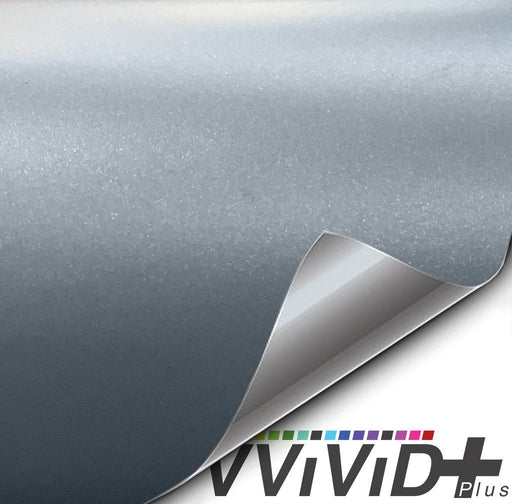 Matte Metallic Iridium Silver Ghost car wrap vinyl film